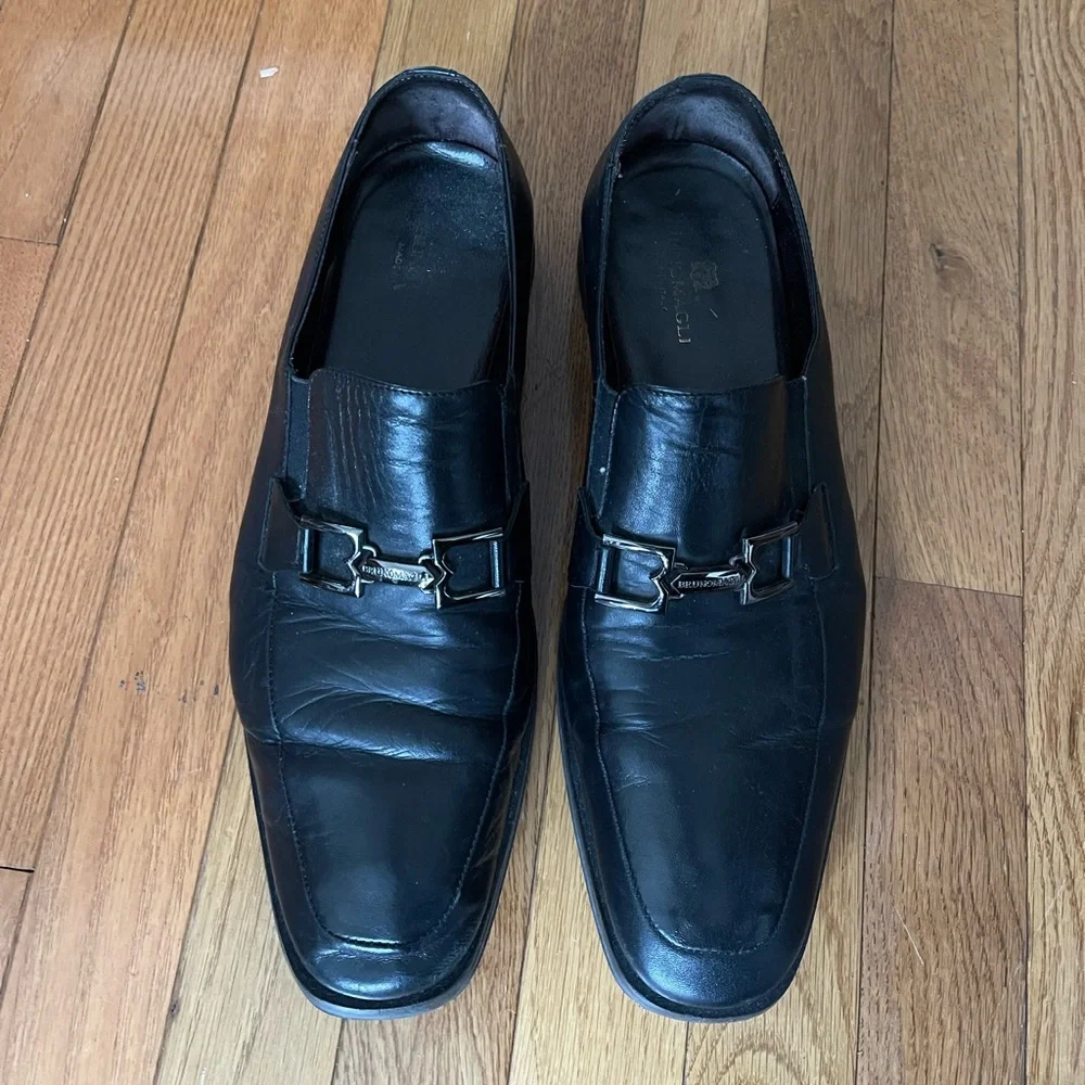Mens 10.5 Brunomagli Dress Shoe - Picture 1 of 7
